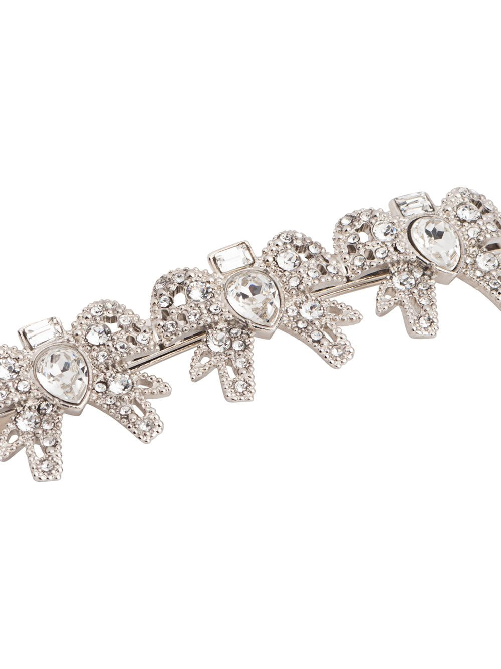 Hair clip with crystals