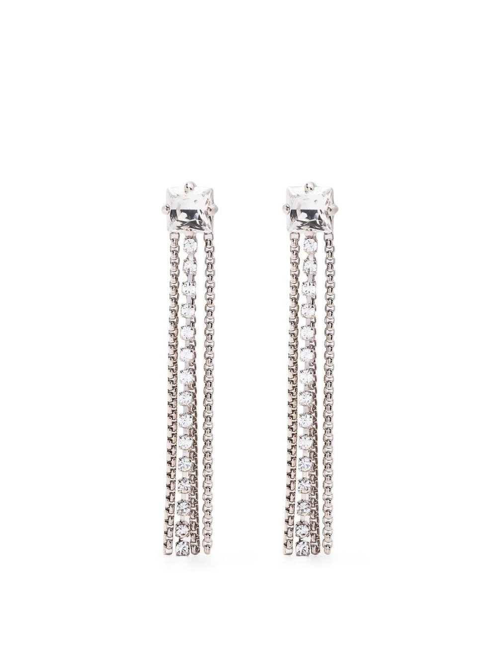 Crystal embellishment earrings