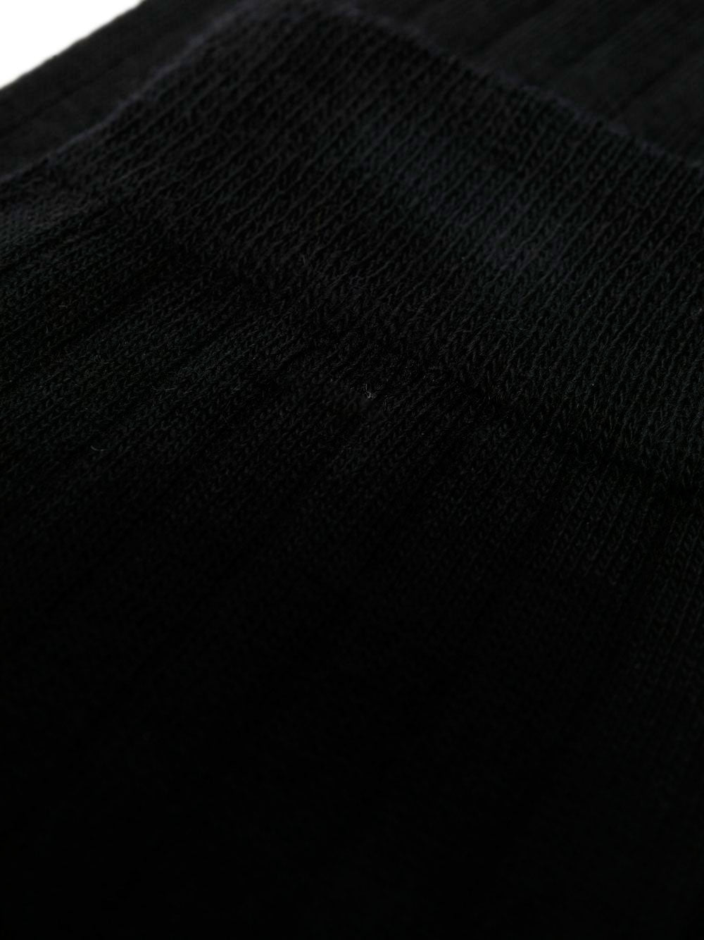 Ribbed-knit wool socks