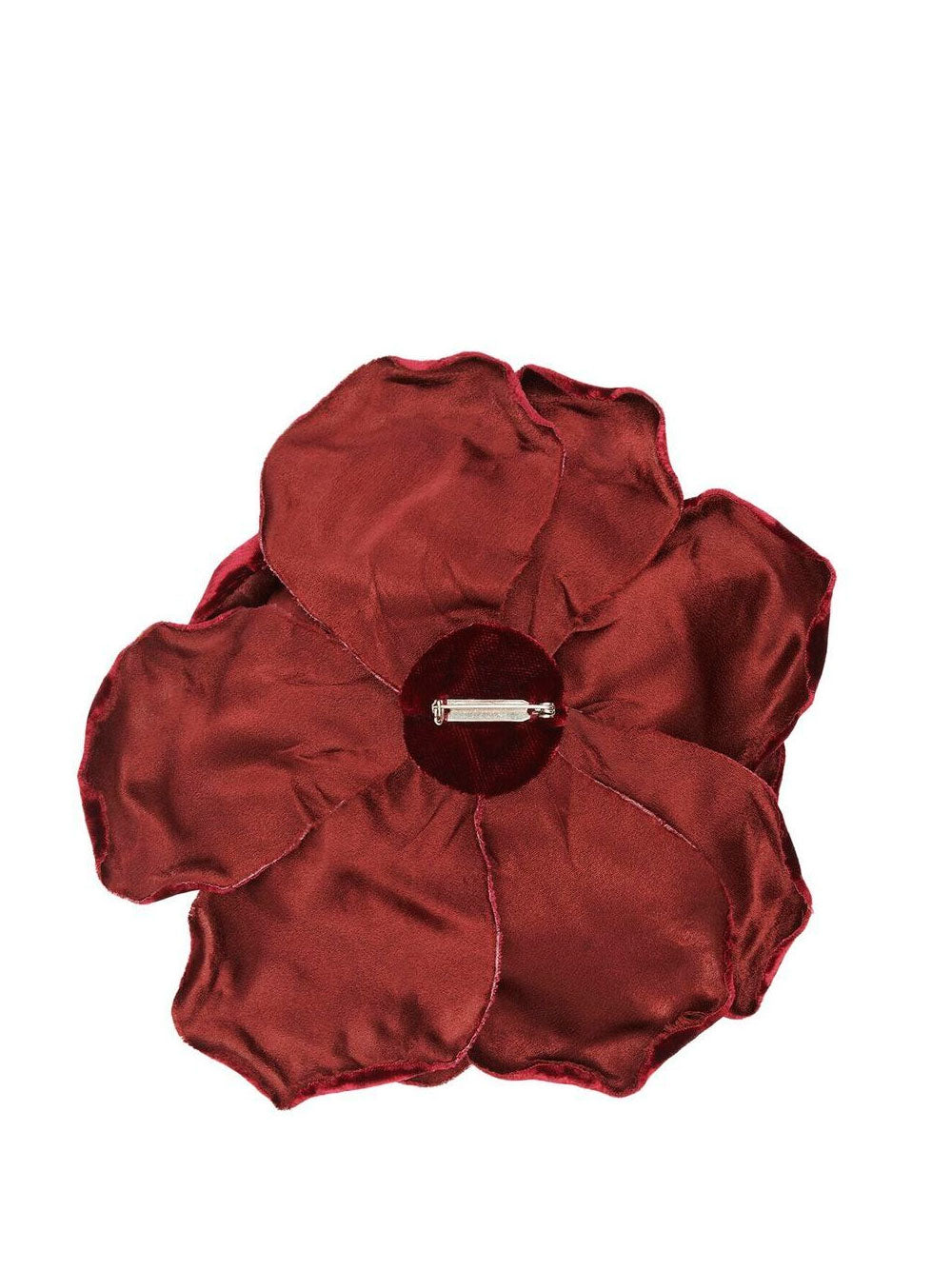Velvet rose brooch