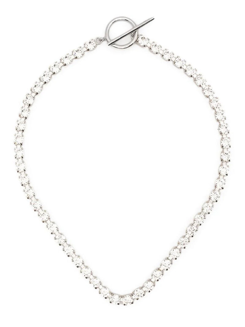 Crystal-embellished necklace