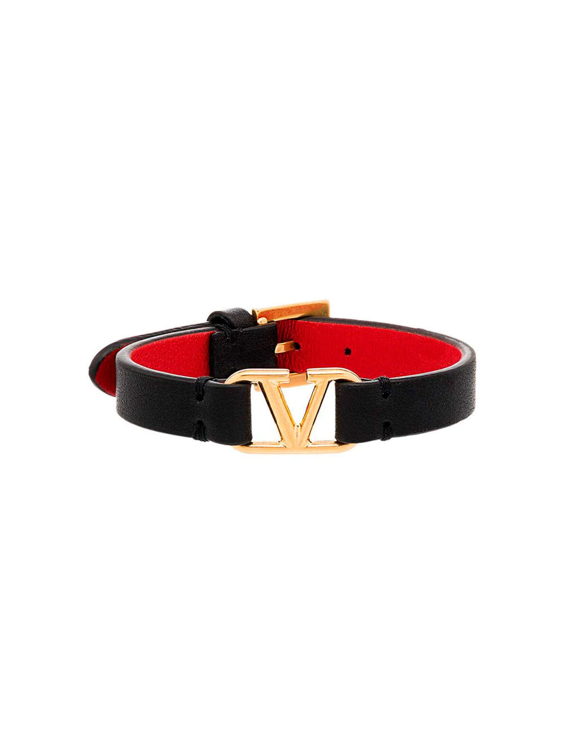 Vlogo Signature leather bracelet