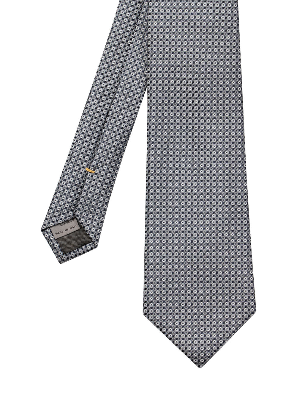 Morning coat grey and black silk tie