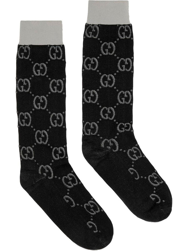 Interlocking G motif socks