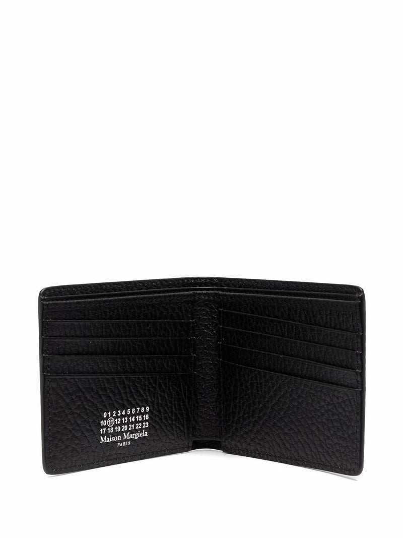 Stitch-detail leaher wallet