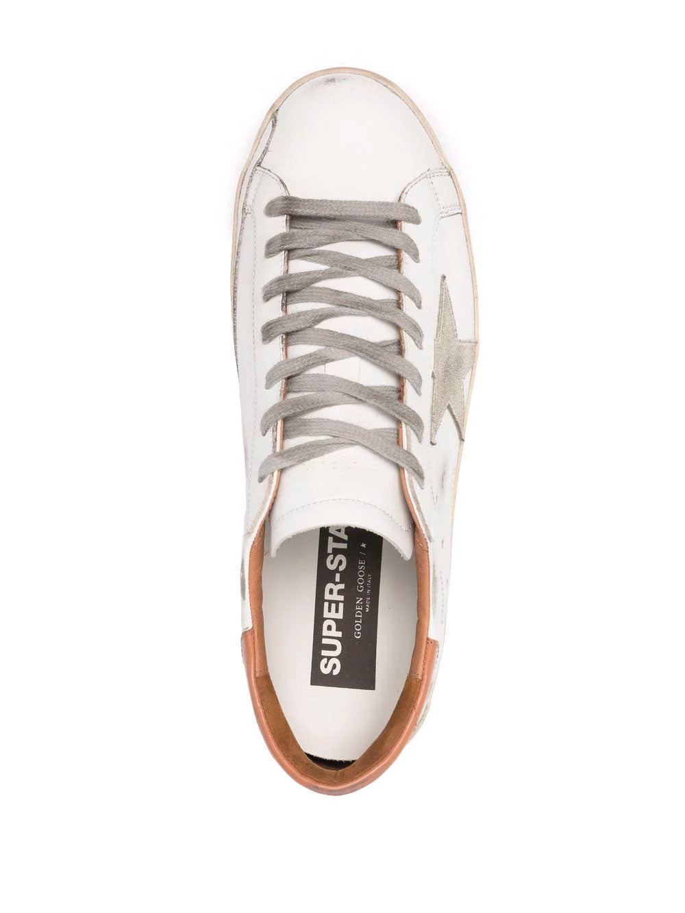 White Super-Star sneakers with grey star