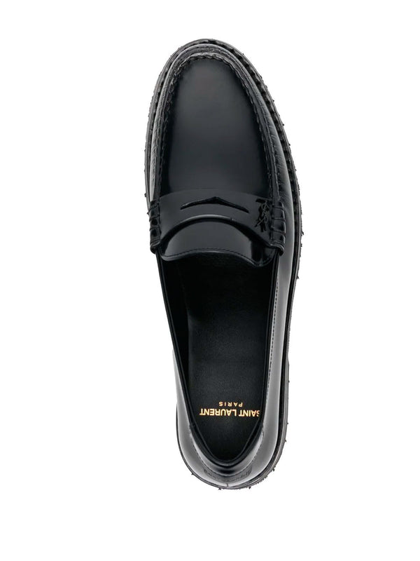 Le Loafer high-shine finish flat shoes