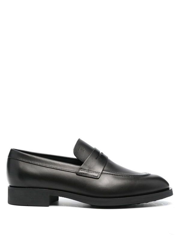Polished leather loafers