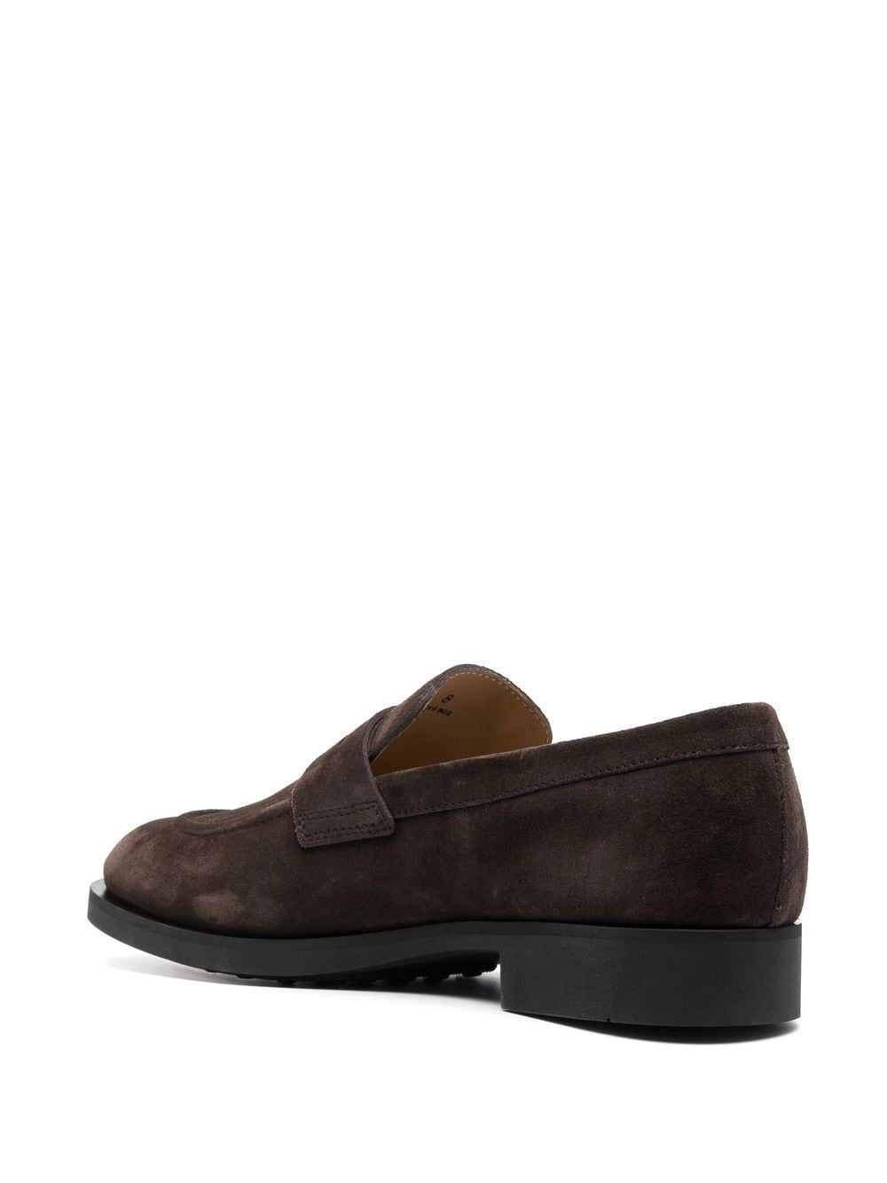 Suede moccasin loafers