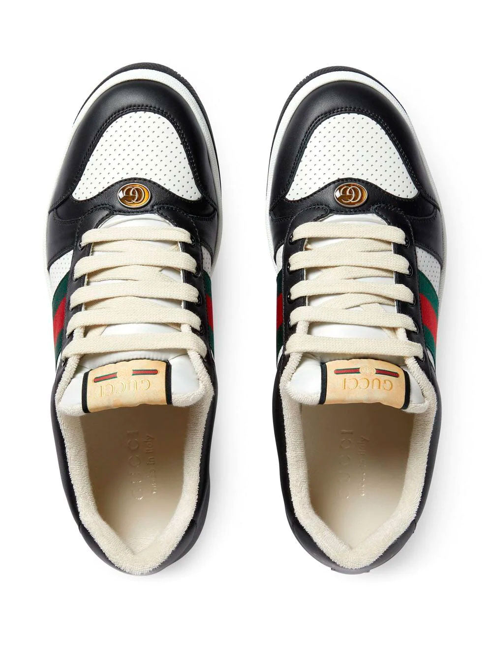 Sneakers Screener Gucci negro y blanco