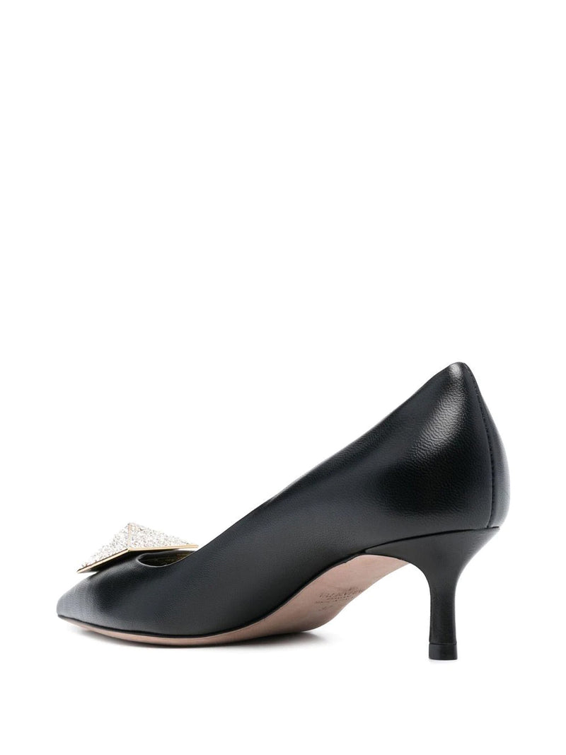 One Stud 40mm leather pumps