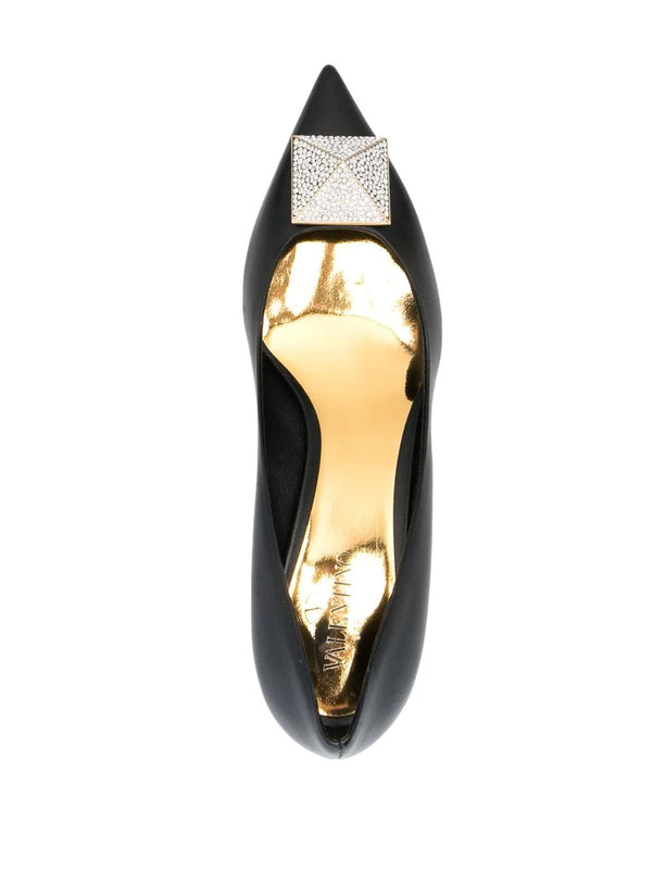 One Stud 40mm leather pumps
