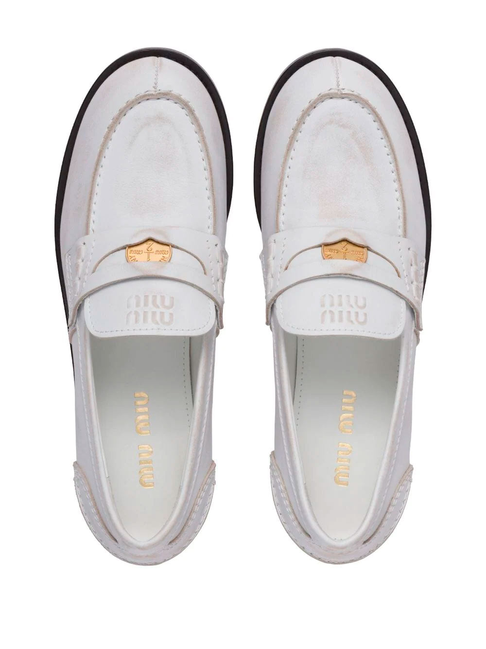 Miu miu loafers clearance